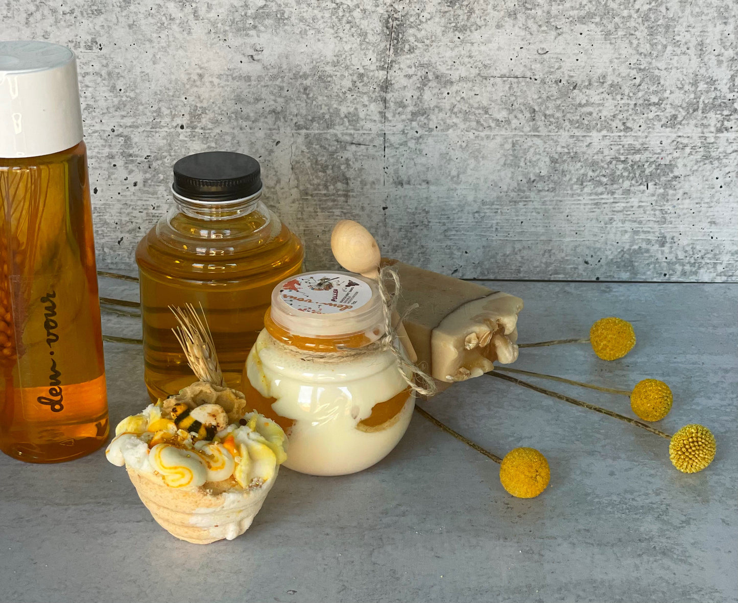 Porridge Botanical Extract | Vegan Honey | Shower Gel | Body Wash | Bubble Bath | Hand Soap | 8 oz.