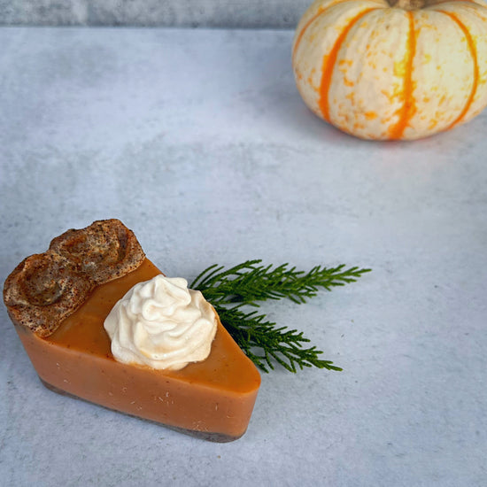 Pumpkin Pie Soap Slice | Shea Butter Soap | Hydrating Soap | Moisturizing | Toning Soap | Bar Soap