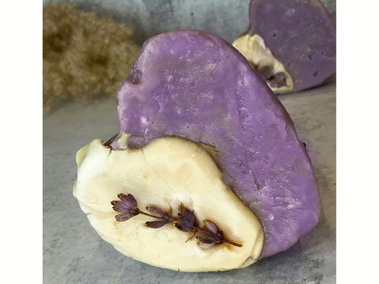 Dream Tea Cake of Soap | Castile Soap Lavender | Lavender Vanilla | Organic | Natural | Handmade Soap