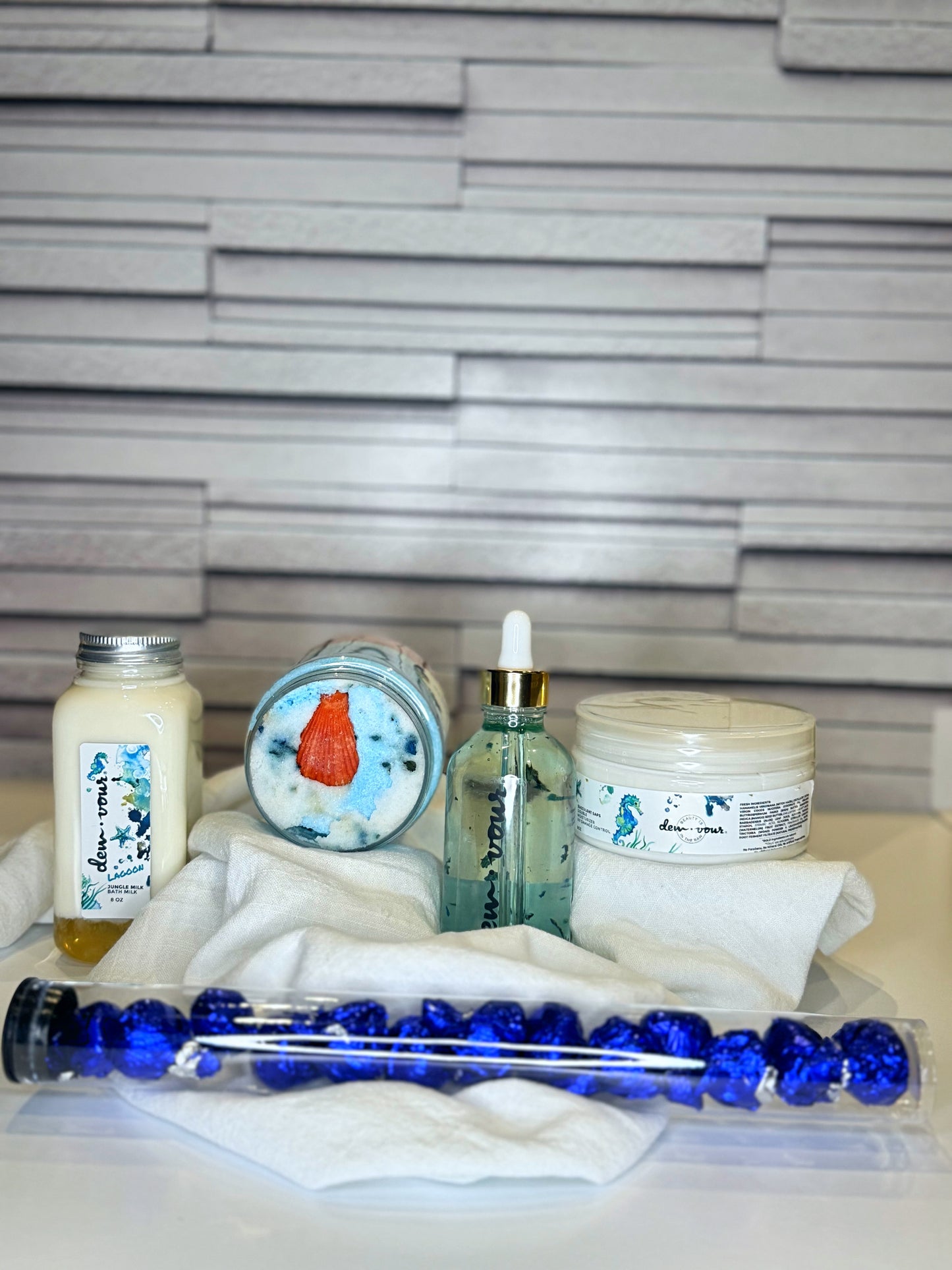 Bathing Bae Bundle Set | Bath Milk | Body Scrub | Bath Melt | Body Oil | Body Butter | 5 product set | Moisturizing | Moisture | Foaming | Silky