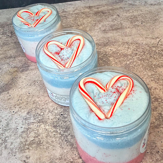 Blitzen Foaming Sugar Scrub | Pain Relieving  | Peppermint | Blood Circulation | Cellulite Treatment | Stress Relief Menthol Relief | Headache Relief | Cleansing Scrub | Soap Scrub