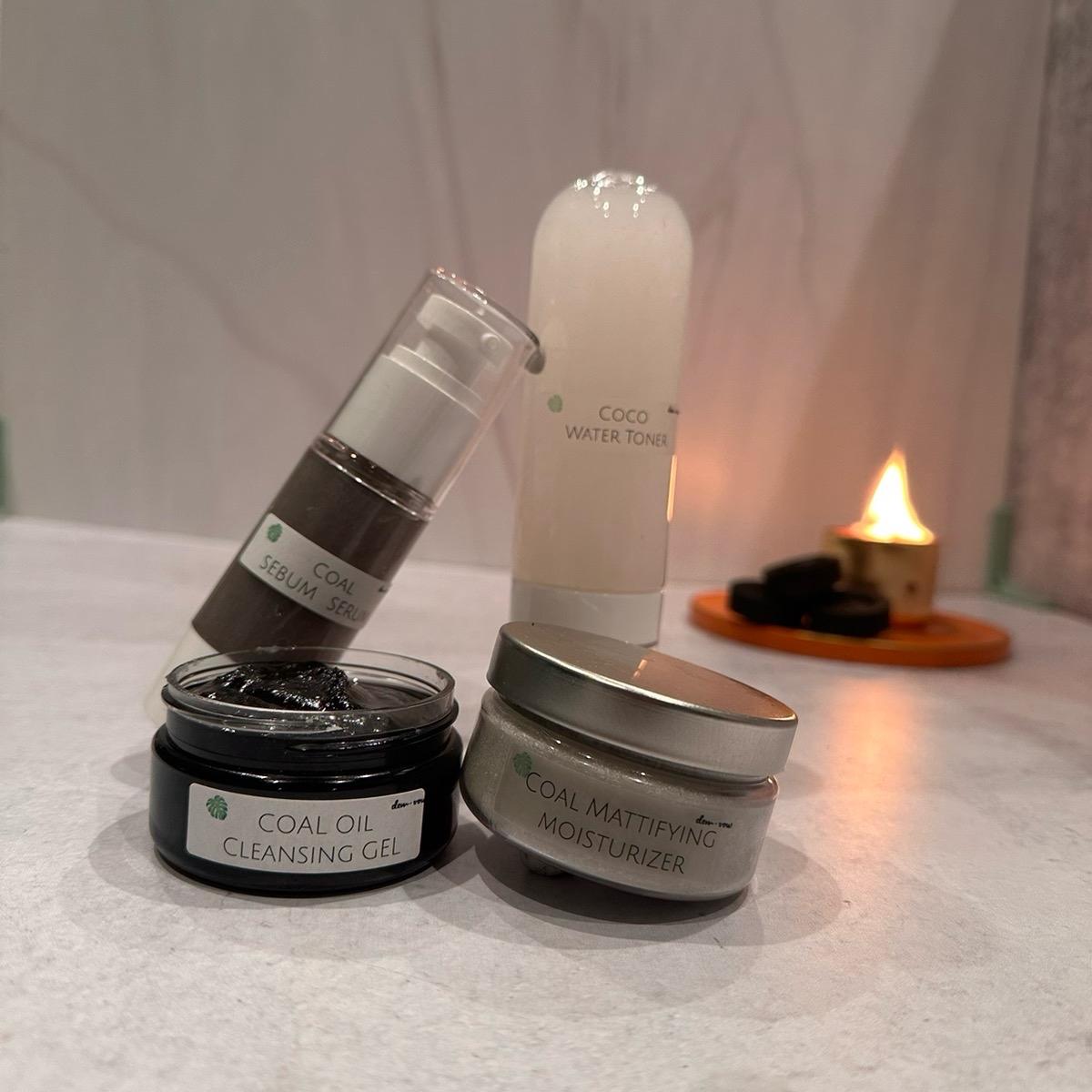 Radiant Skin Care Bundle | 4 Step Facial Regimen | Skin Care Kit | Daily Facial Care Set