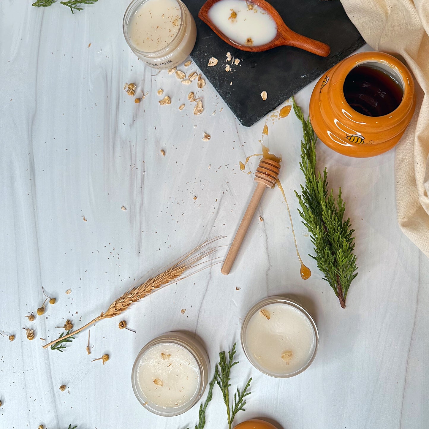 Oat Milk Ceramide Cream | Oat + Calendula Facial Moisturizer | Dry  | Eczema  | Oatmeal Gel Cream | 72 Hour