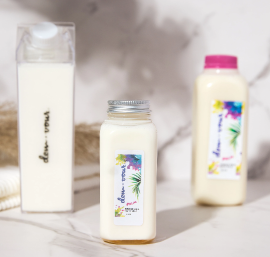 Leche de Selva de Palma | Baño de leche líquida | Leche de baño | Aceite de baño | Baño en remojo | Ultrahidratante | Hiperpigmentación | Vegano | Leche de coco | Viraje