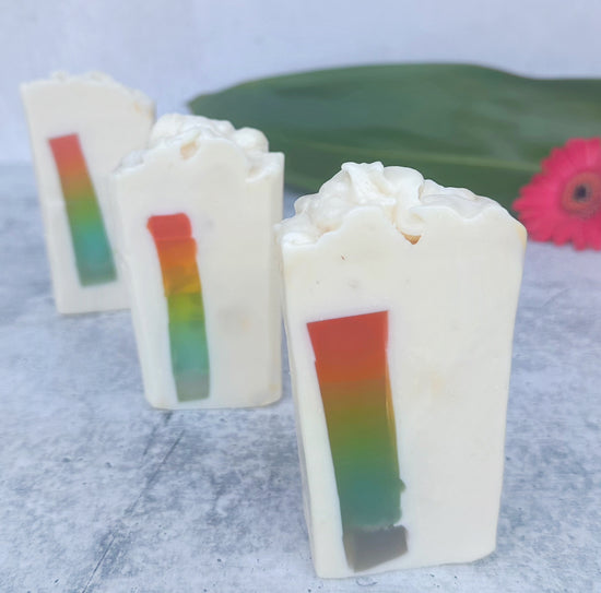 Pride | Soap Cake | Illipe Butter Soap | Solid Bar Soap | BIG Bar | 6 oz.