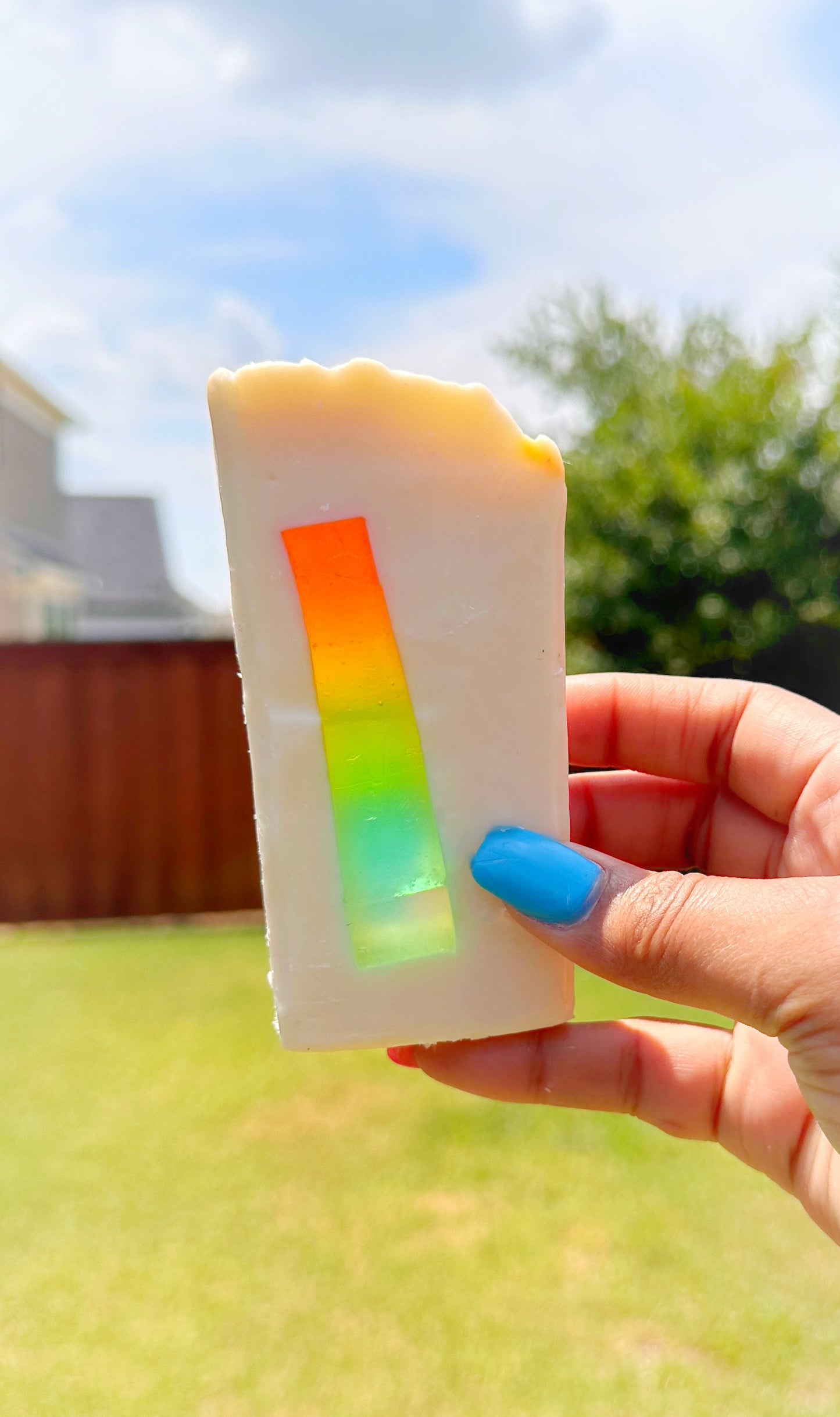 Pride | Soap Cake | Illipe Butter Soap | Solid Bar Soap | BIG Bar | 6 oz.