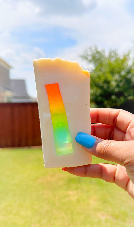 Pride | Soap Cake | Illipe Butter Soap | Solid Bar Soap | BIG Bar | 6 oz.