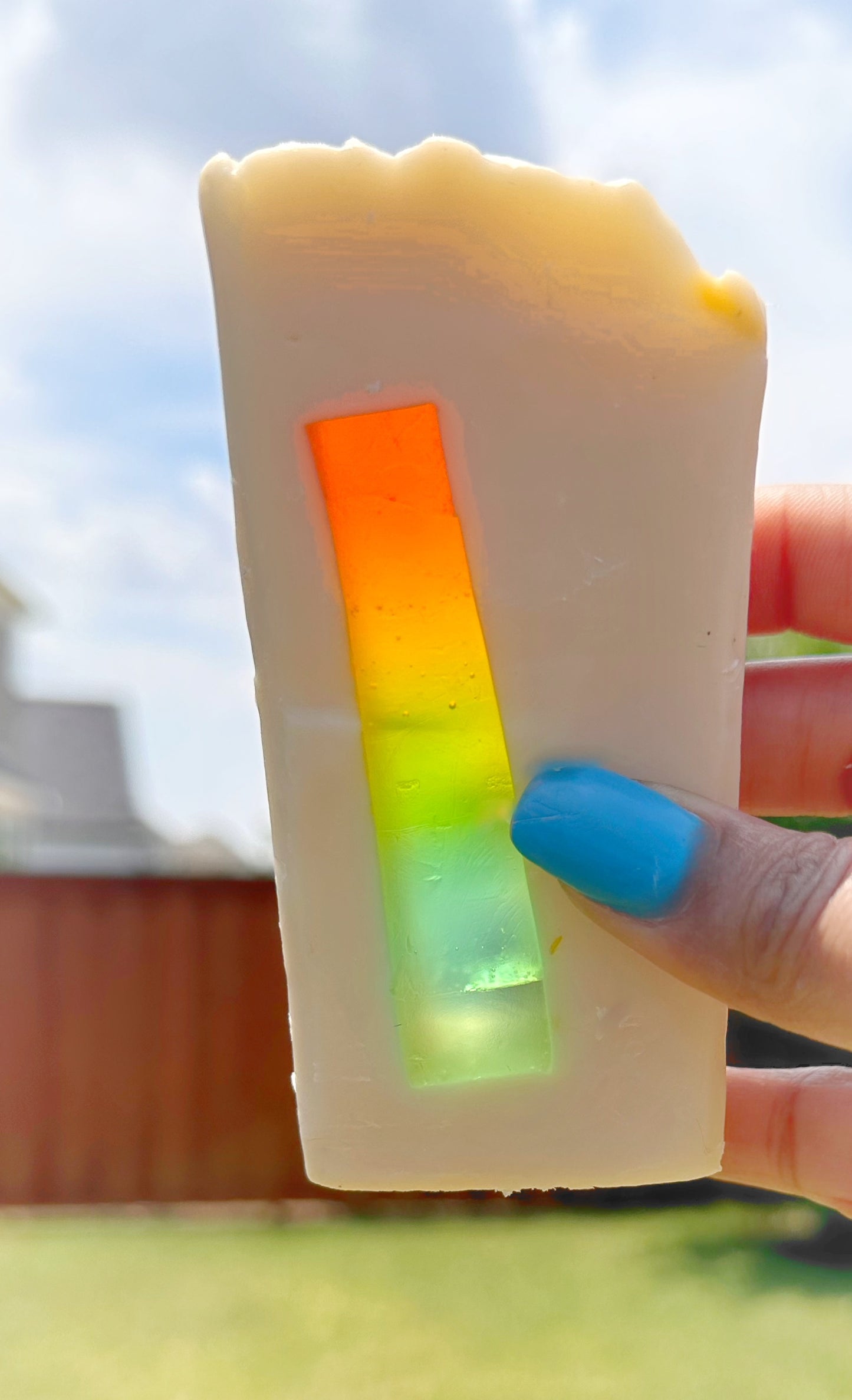 Pride | Soap Cake | Illipe Butter Soap | Solid Bar Soap | BIG Bar | 6 oz.