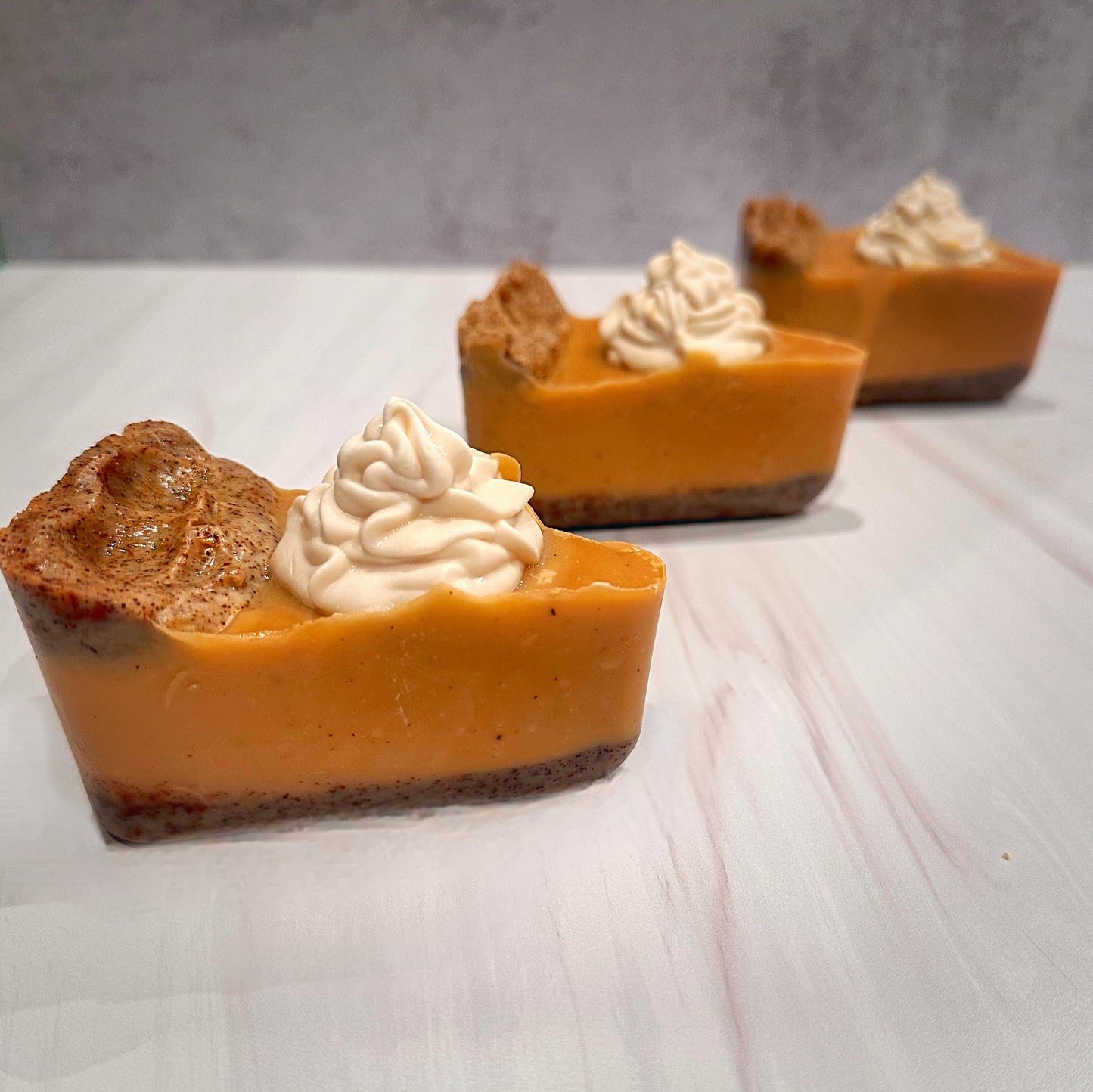 Pumpkin Pie Soap Slice | Shea Butter Soap | Hydrating Soap | Moisturizing | Toning Soap | Bar Soap