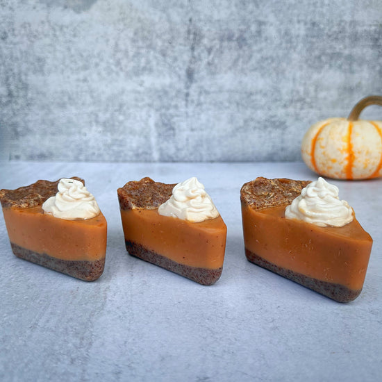 Pumpkin Pie Soap Slice | Shea Butter Soap | Hydrating Soap | Moisturizing | Toning Soap | Bar Soap