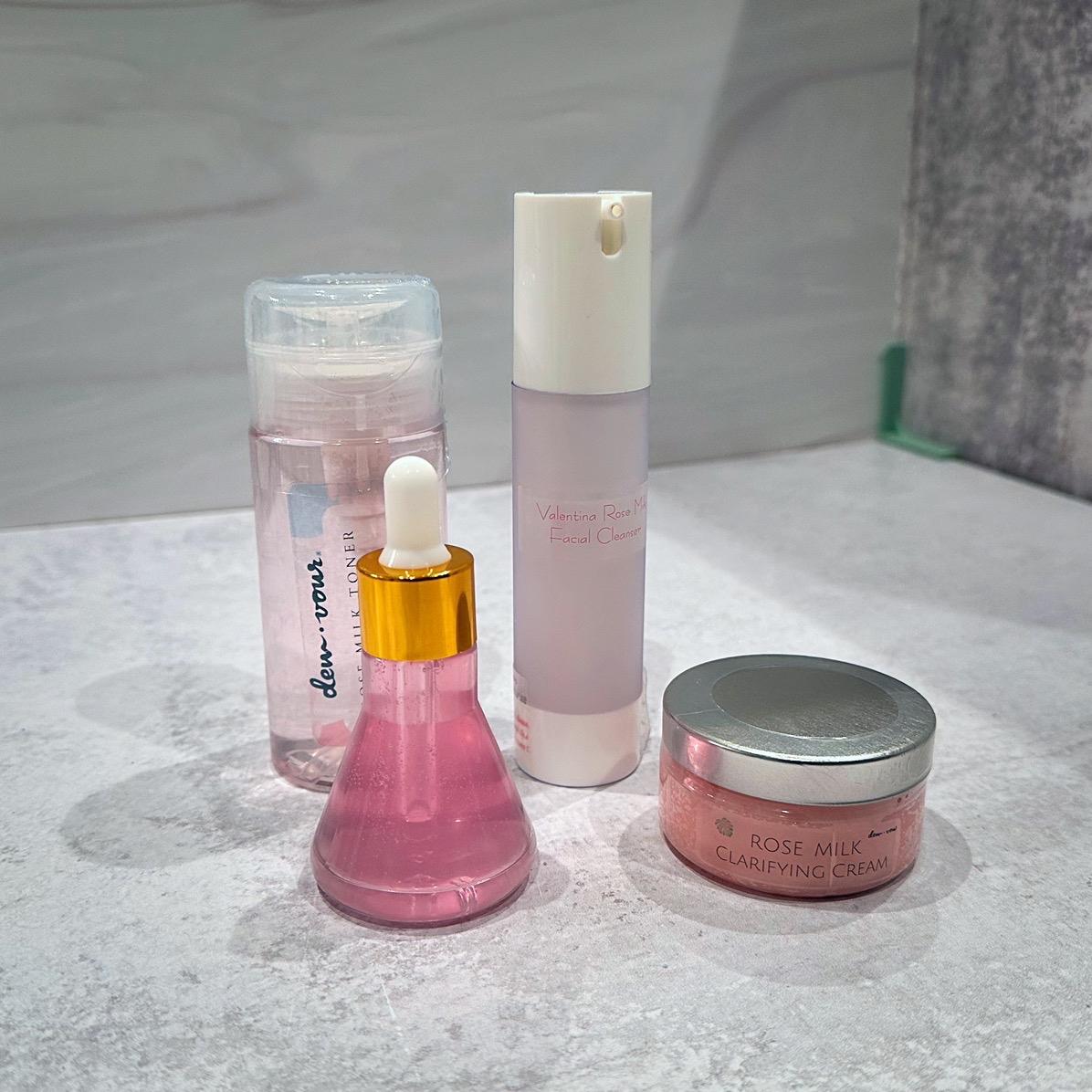 Radiant Skin Care Bundle | 4 Step Facial Regimen | Skin Care Kit | Daily Facial Care Set