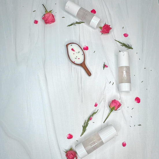 Valentina | Rose Milk Facial Cleanser | Rose Water | Broccoli Seed |  Rose hip | Rosacea | Anti Aging