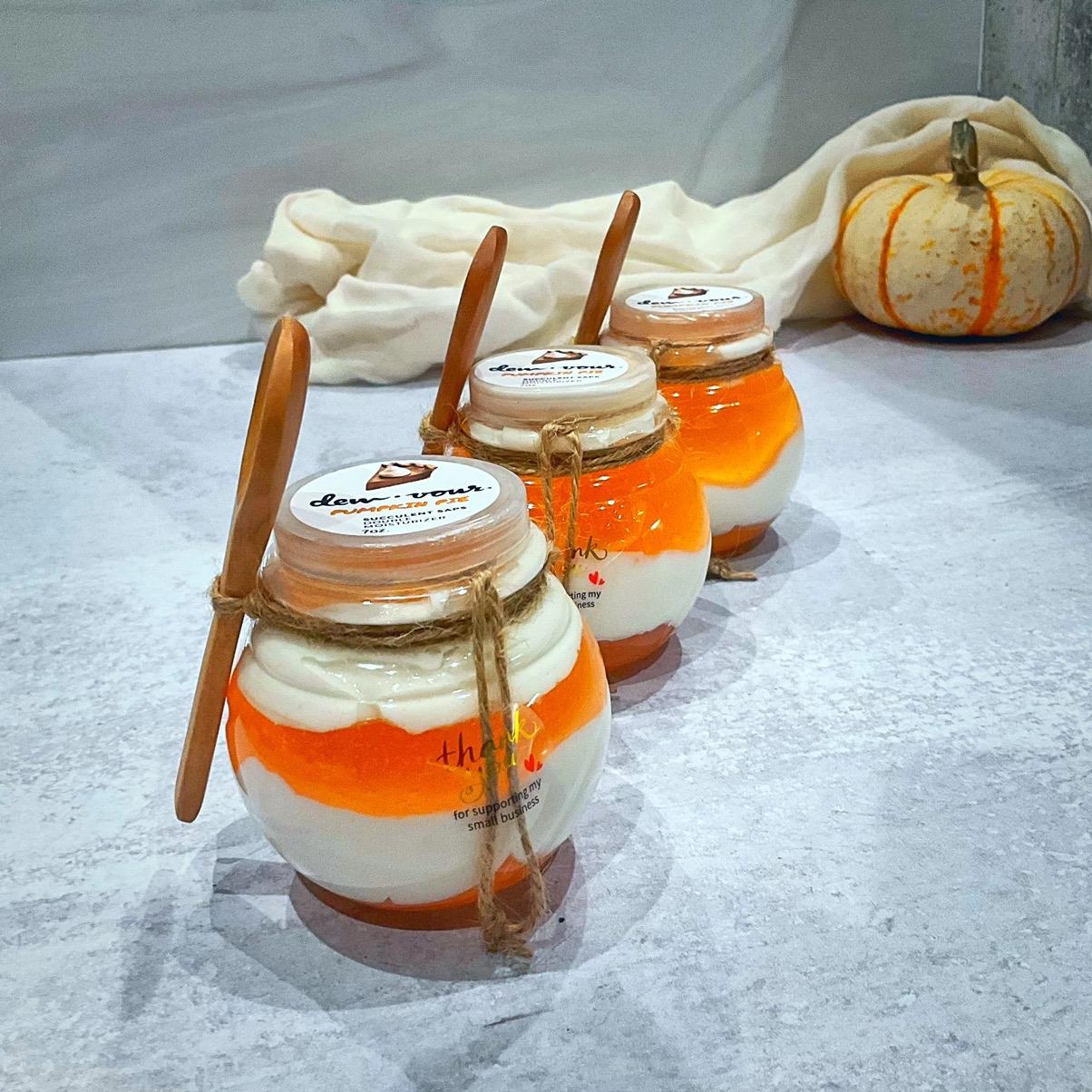 Pumpkin Pie Succulent Sap | Double Moisturizer | Collagen Boosting | Glowing Skin Butter | All Skin Types | Hydrating Silky Cream