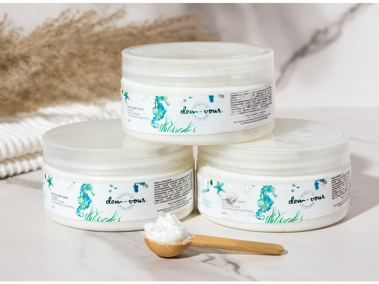 Crema de la Crema Lagoon | Mantequilla corporal Sea Moss Luxe | Crema para la psoriasis | Ultrahidratante | Mantequilla Corporal Batida | 