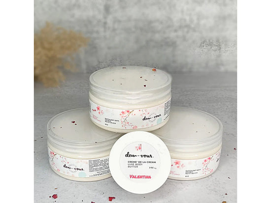 Valentina Anti Aging Créme de la Cream| Luxe Body Butter| Rosacea | Body Cream | Scar Reducing | Stretch Mark Cream | Belly Butter | Rose